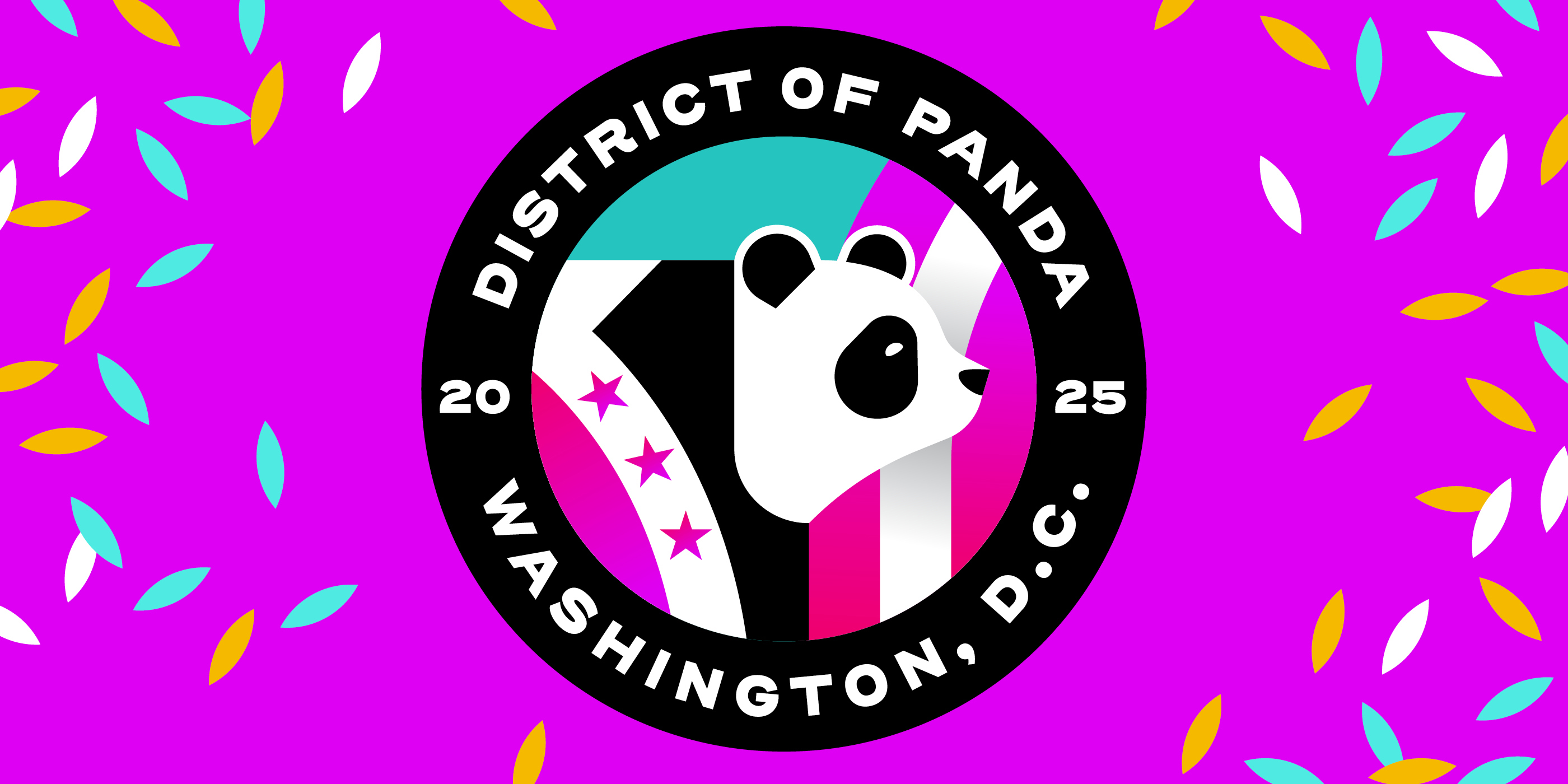 District of Panda Party Washington D.C. logo.