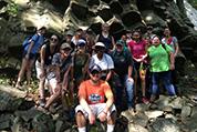 group poses in Shenandoah