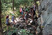 group poses in Shenandoah