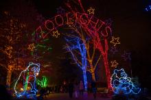 Connecticut Avenue ZooLights Entrance Pandas