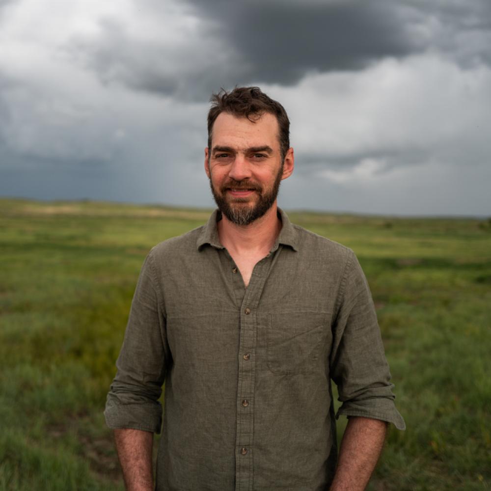 Jesse Boulerice, Research Ecologist for SNZCBI's Great Plains Science Program