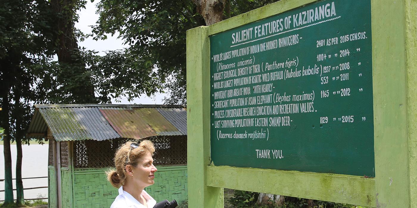 Smith visits Kaziranga National Park.